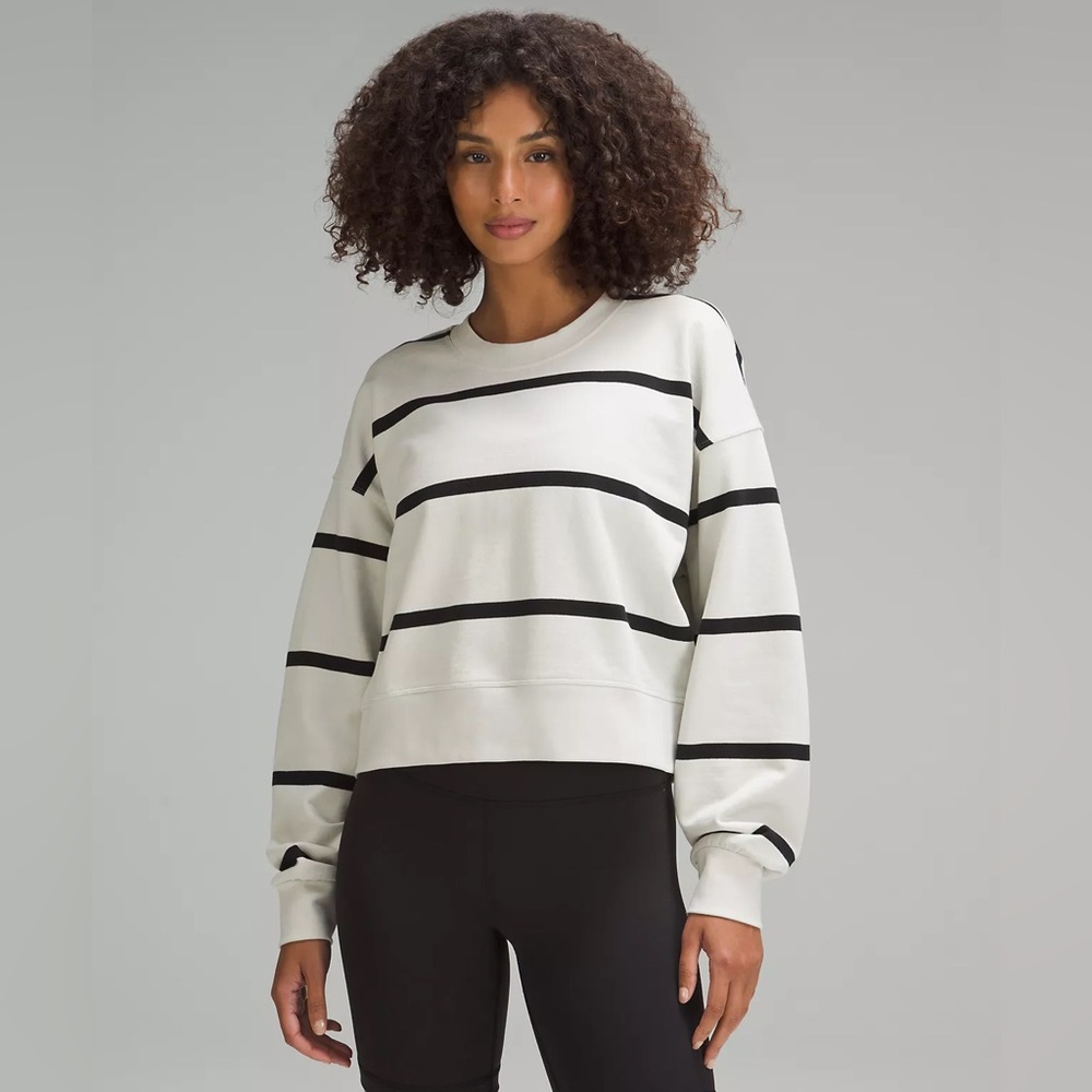 Perfectly Oversized Cropped Crew
Stripe